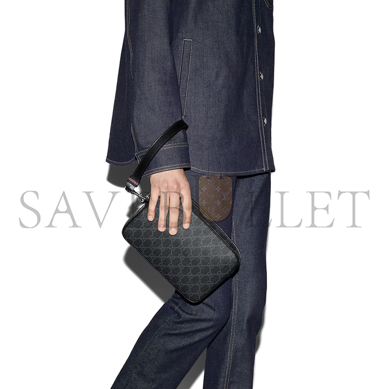 G*u*i gg black small pouch 792096 (23*16*5cm)